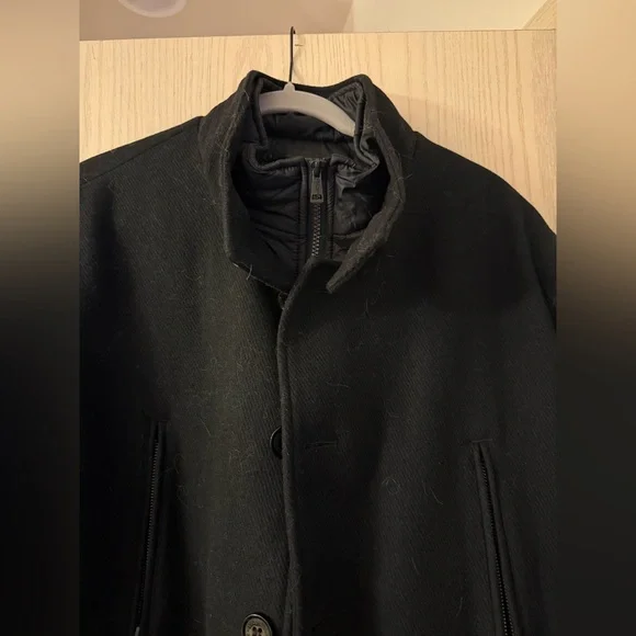 Men’s Large Cole Haan Signature Wool Blend Overcoat